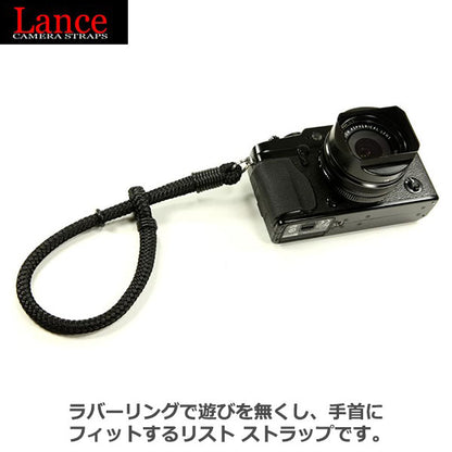 ランスカメラストラップス LWS-BK ラグリストストラップ ブラック 国内正規品