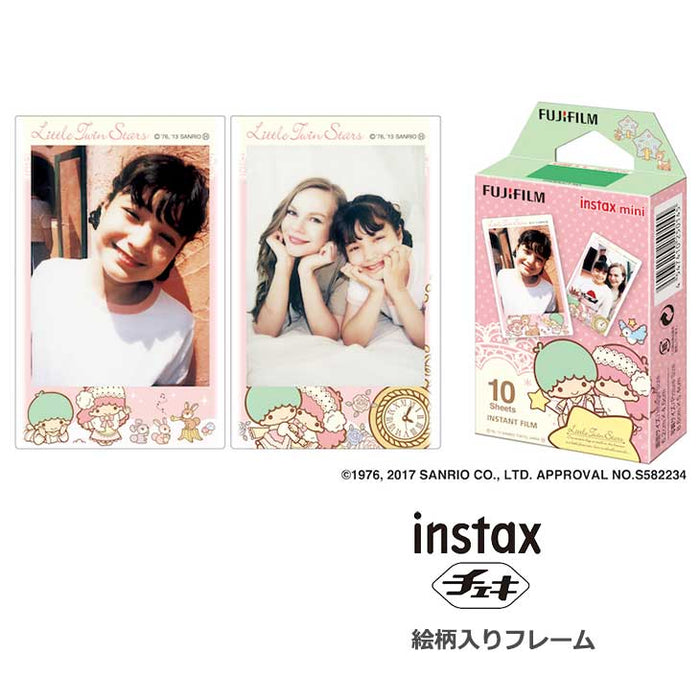 フジフイルム インスタントフィルムinstax mini チェキ専用フィルム絵柄入りフレームタイプ キキ&ララ ※他の絵柄フィルム含めてお一人様5点まで