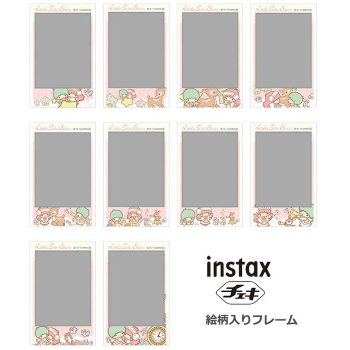 フジフイルム インスタントフィルムinstax mini チェキ専用フィルム絵柄入りフレームタイプ キキ&ララ ※他の絵柄フィルム含めてお一人様5点まで