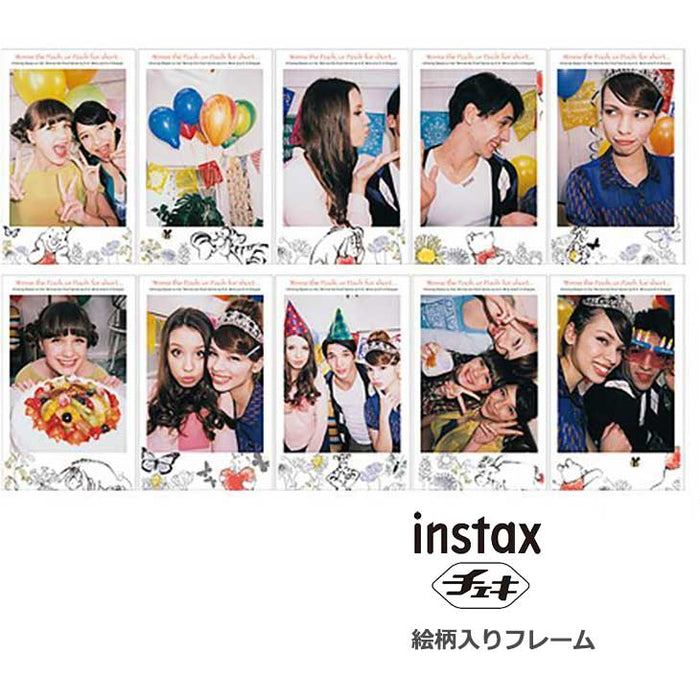 フジフイルム インスタントフィルムinstax mini チェキ専用フィルム絵柄入りフレームタイプ くまのプーさん