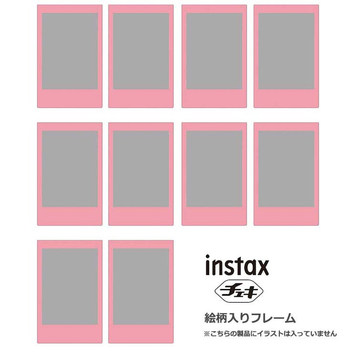 フジフイルム インスタントフィルムinstax mini チェキ専用フィルム絵柄入りフレームタイプ ピンクレモネード ※他の絵柄フィルム含めてお一人様5点まで