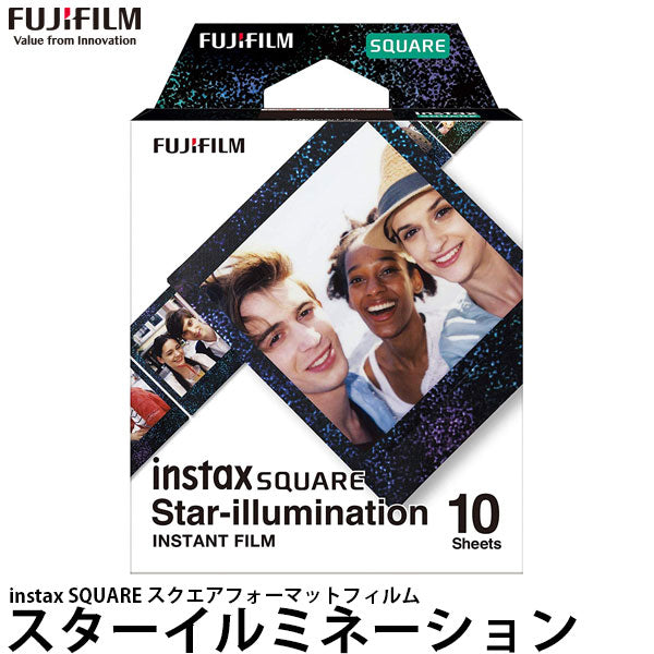 フジフイルム スクエアフォーマットフィルム instax SQUARE スターイルミネーション [instax SQUARE STAR ILLUMI WW 1]