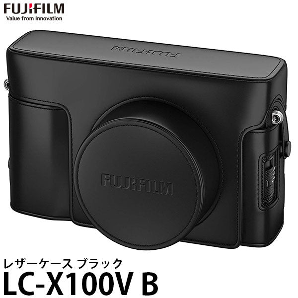 フジフイルム LC-X100V B レザーケース ブラック [FUJIFILM X100V対応]