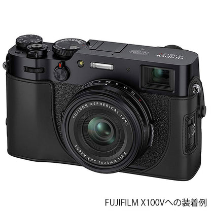 フジフイルム LC-X100V B レザーケース ブラック [FUJIFILM X100V対応]