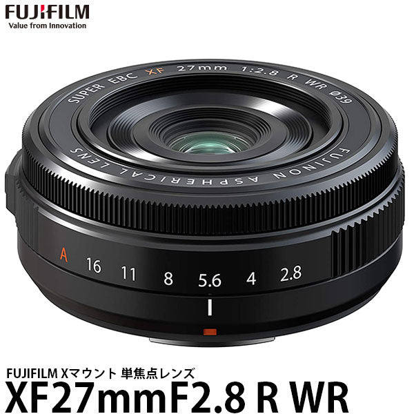 フジフイルム フジノンレンズ  F27mmF2.8 R WR ※欠品：ご注文後、約6週間かかります