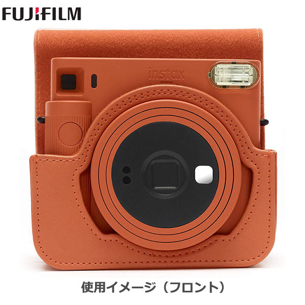 フジフイルム カメラケース オレンジ instax SQUARE SQ1専用