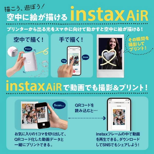 フジフイルム チェキ instax mini Link 2 Splatoon3 ケース付き – 写真