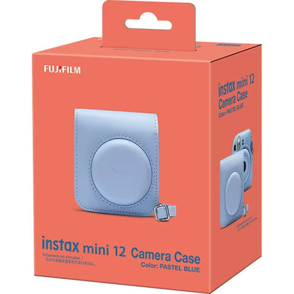 フジフイルム instax mini 12用カメラケース ブルー