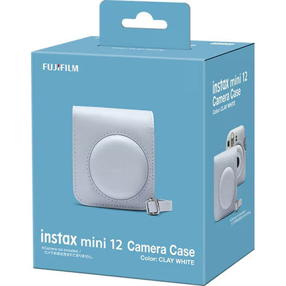 フジフイルム instax mini 12用カメラケース ホワイト