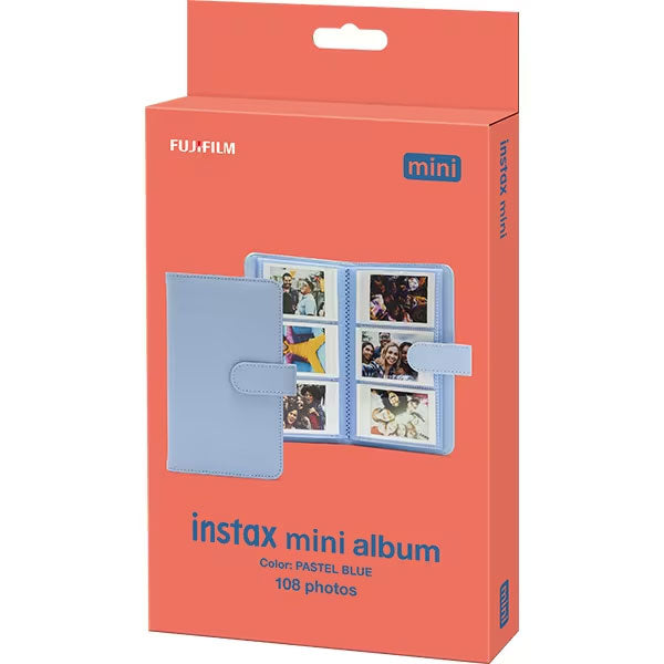 フジフイルム instax mini 12 アルバム108 ブルー