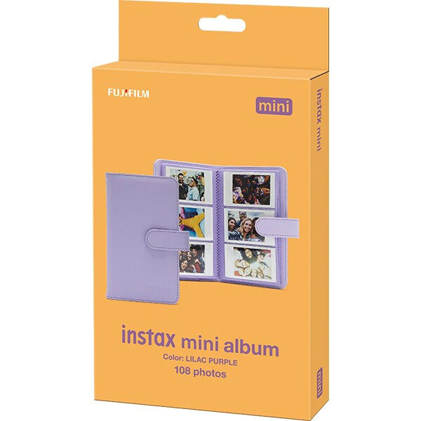 フジフイルム instax mini 12 アルバム108 パープル