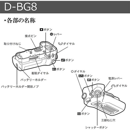 ペンタックス D-BG8 バッテリーグリップ