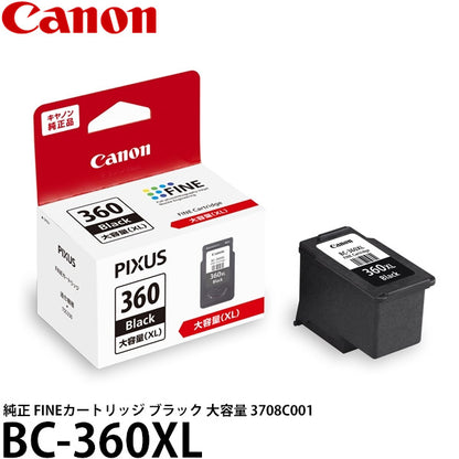 キヤノン BC-360XL 純正 FINEカートリッジ ブラック 大容量 3708C001