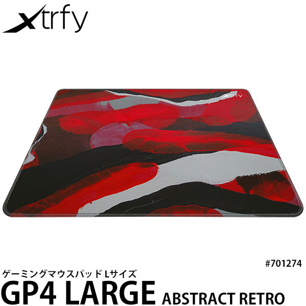 《在庫限り》Xtrfy GP4 LARGE ゲーミングマウスパッド Lサイズ アブストラクトレトロ #701274