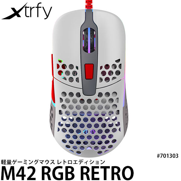 Xtrfy M42 RGB レトロ  ゲーミングマウス