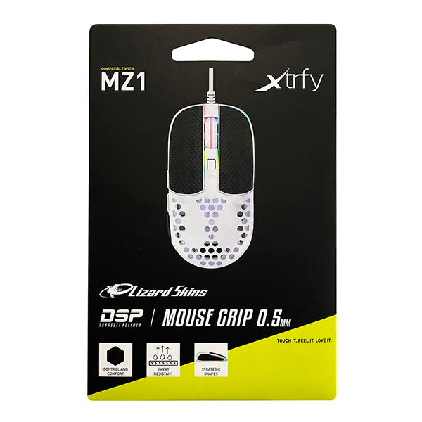 《在庫限り》  Xtrfy MZ1 Lizard Skins DSP マウスグリップ ブラック #701391