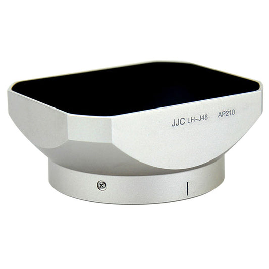 《限定特価》 JJC LH-J48 オリンパス LH-48 互換レンズフード シルバー [OLYMPUS互換品] 【dscs】