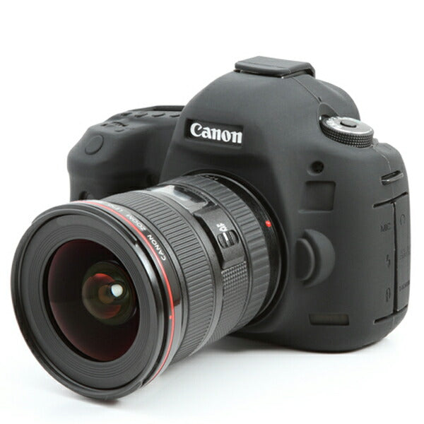 ジャパンホビーツール シリコンカメラケース イージーカバー Canon EOS 5Ds/EOS 5Ds R/EOS 5D Mark III専用 ブラック