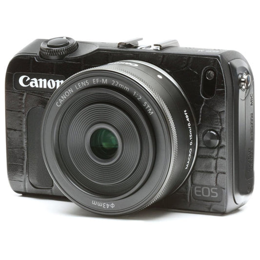 《特価品》ジャパンホビーツール Canon EOS M用張り革キット 8010 クロコダイルブラック
