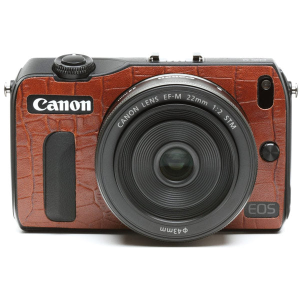 《特価品》ジャパンホビーツール Canon EOS M用張り革キット 8030 クロコダイルブラウン