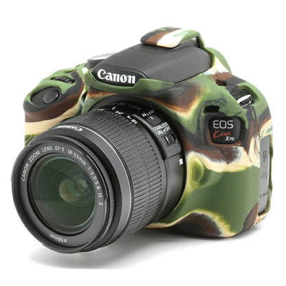 ジャパンホビーツール シリコンカメラケース イージーカバー Canon EOS kiss X70専用 カモフラージュ