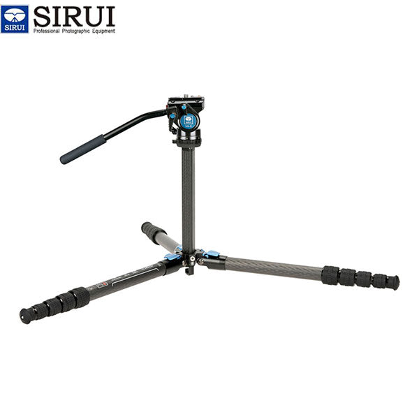 SIRUI シルイ ST-125+ST-10X 小型カーボン5段三脚 雲台セット - カメラ
