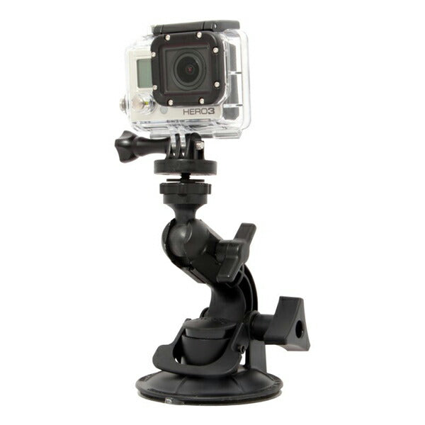 DELKIN DDFG-MINI-GP FatGecko Mini 吸盤式カメラマウント GoProアダプタ付