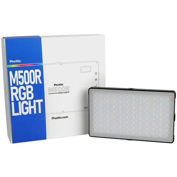 Phottix M500R RGBライト バッテリー内蔵 撮影用LEDライト — 写真屋さんドットコム