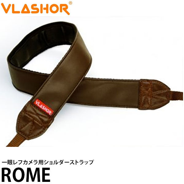 《在庫限り》VLASHOR 118014 フラッシャー 一眼レフカメラ用ショルダーストラップ Rome