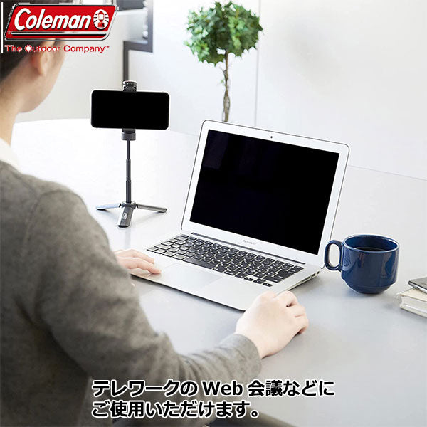 ベルボン CVEPSGS Coleman（コールマン） セルフィー グリップスタンド ブラック