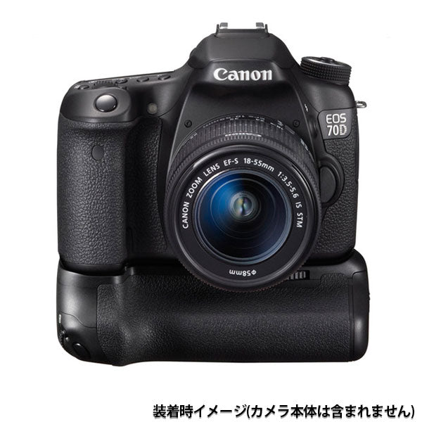 EOS80Dボディ中古キャノンEOS 80D 社外バッテリーグリップ レンズ付き 