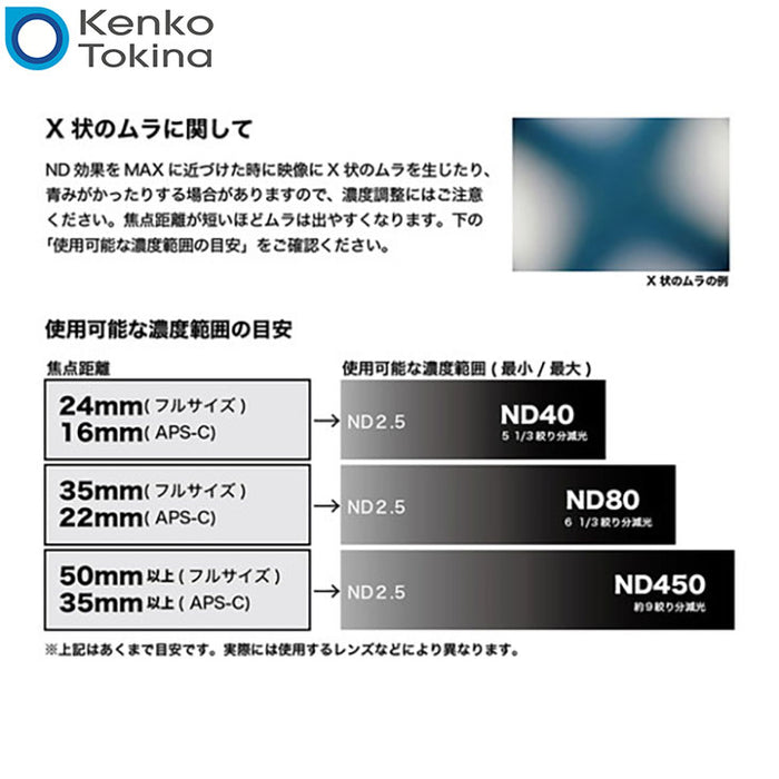 ケンコー・トキナー 77S バリアブルNDX II 77mm