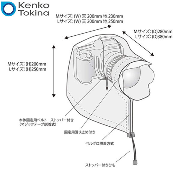 ケンコー・トキナー KRG-RC01MMG Kenko カメラレインカバーHT Mサイズ モスグリーン