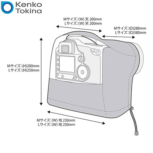 ケンコー・トキナー KRG-RC01MMG Kenko カメラレインカバーHT Mサイズ モスグリーン