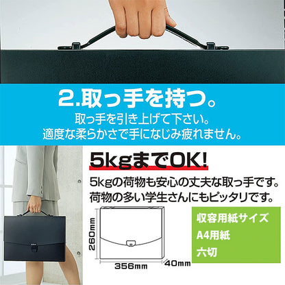 アルタート ART-502-60 フラットタイプケース A4 ブラック