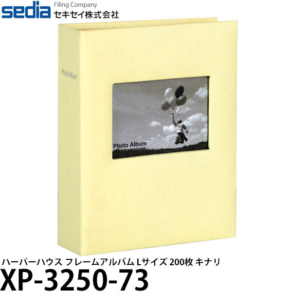 SEKISEI アルバム ポケット ハーパーハウス フレームアルバム Lサイズ 200枚収容 L 151~200枚 布 レッド XP-3250 khxv5rg