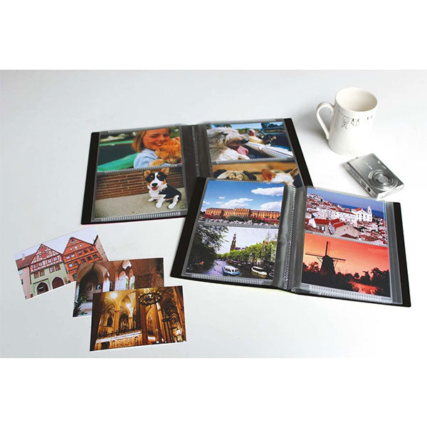 セキセイ KP-80M-70 フォトアルバム 高透明 Lサイズ 80枚収納 ホワイト