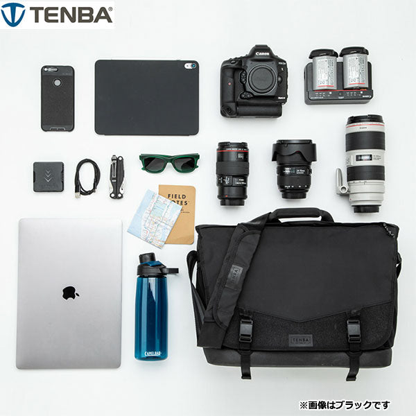 TENBA V638-577 カメラバッグ DNA16 DSLRメッセンジャー ブルー — 写真