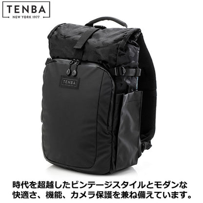 TENBA V637-732 フルトンV2 オールウェザーバックパック 10L ブラック/ブラックカモ