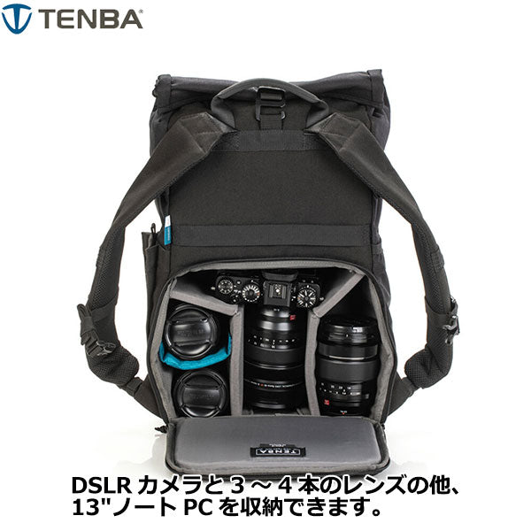 TENBA V637-733 フルトン V2 14L バックパック ブラック