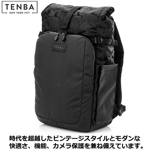 TENBA V637-735 フルトンV2 オールウェザーバックパック 14L ブラック/ブラックカモ