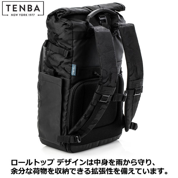 TENBA V637-735 フルトンV2 オールウェザーバックパック 14L ブラック/ブラックカモ