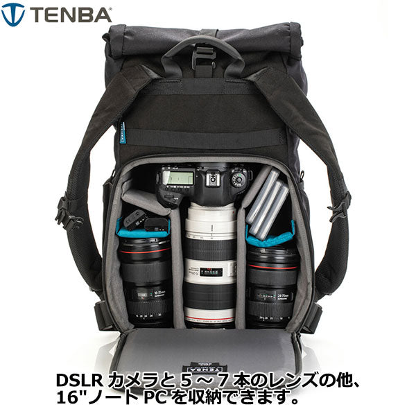 TENBA V637-736 フルトン V2 16L バックパック ブラック