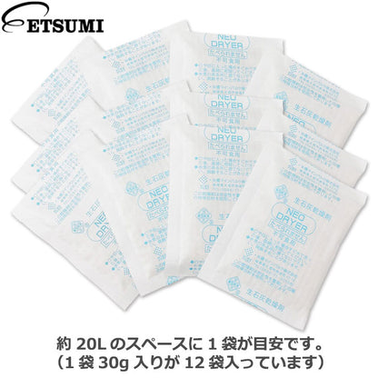 エツミ E-5084 強力乾燥剤 カラット（30g×4袋）×3個セット お買い得セット
