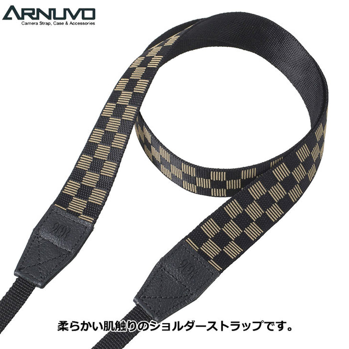 エツミ VAR-0326 ARNUVO カメラストラップ F1 ゴールド