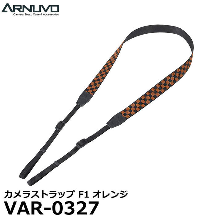 エツミ VAR-0327 ARNUVO カメラストラップ F1 オレンジ