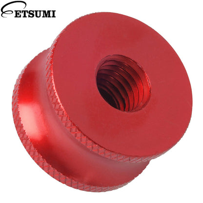 エツミ VE-6964 1/4″（M）-3/8″（F） ワイドアダプター レッド