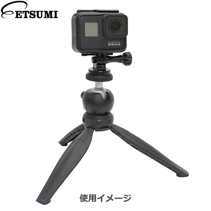 エツミ VE-2225 GoPro対応 アクションメタルアダプター ブラック