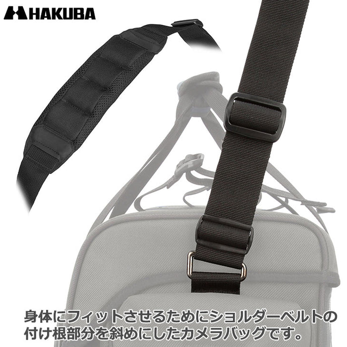 ハクバ SP-R03SBMBK プラスシェル リッジ03 ショルダーバッグ M