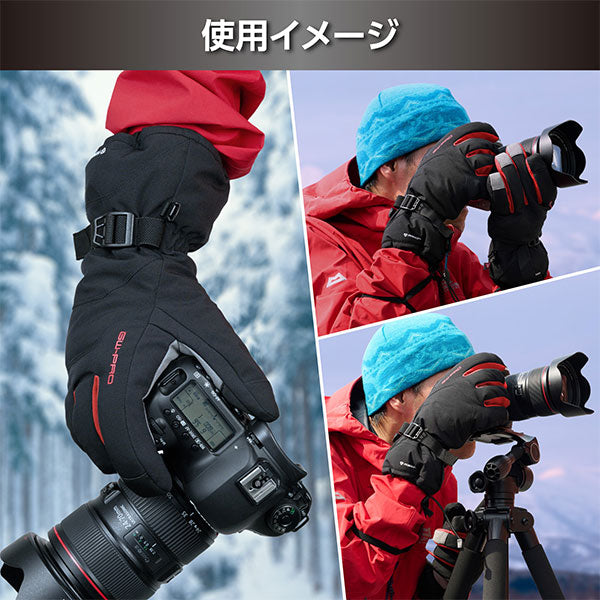 《在庫限り》ハクバ KPG-GWPVSRD GW-PRO フォトグローブ プロ PL EV S レッド